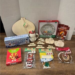 Bundle of Holiday Crafts - Christmas, Thanksgiving, Halloween